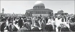  ??  ?? Since the muting measure covers only residentia­l areas, al-Aqsa mosque would be exempt. (aljazeera.com)