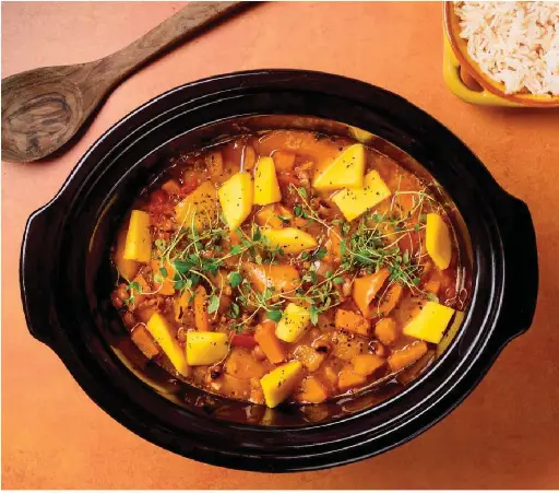 Caribbean sunshine stew with mango - PressReader