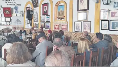  ?? . ?? Una imagen de la asamblea de Betilo, celebrada en la sede de la peña El Nitri.