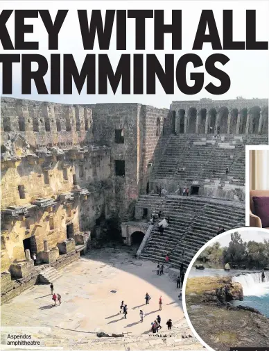  ??  ?? Aspendos amphitheat­re ROSS MCCARTHY Jet2.com