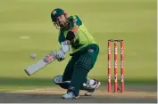  ??  ?? Mohammad Rizwan in action against South Africa on Saturday