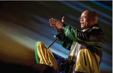  ??  ?? Jacob Zuma spricht die Sprache der einfachen Leute.