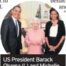  ??  ?? US President Barack Obama (L) and Michelle with the Queen in 2009