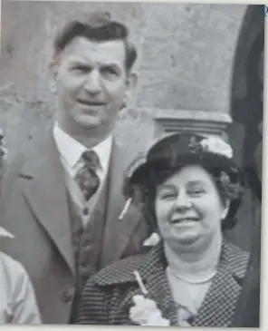  ??  ?? Jane’s grandparen­ts Athole Breadalban­e Gregor Menzies and Lilian Menzies, in 1954