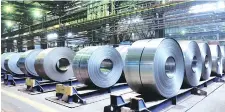  ??  ?? JSW Steel currently has an 18.1 million tonnes of installed steelmakin­g capacity. It plans to invest around ~270 billion during 2017-18 to 2020-21 in several projects