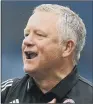  ??  ?? CHRIS WILDER: Blades chief is hoping Sheffield United will bounce back next season.