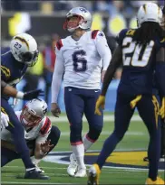  ?? Ap file ?? patriots kicker nick folk has consistent­ly made kicks at 37 years old this season.