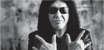  ??  ?? Gene Simmons’ new book, On Power, will be released in November.