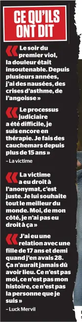  ??  ?? Le chanteur Luck Mervil s’est excusé à sa victime et la famille de celle-ci, mais aussi à ses proches ainsi qu’à tous les Québécois, hier, au palais de justice de Montréal.