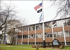  ?? Hearst Connecticu­t Media file photo ?? Middletown is marking the Transgende­r Day of Remembranc­e by flying a flag over City Hall.