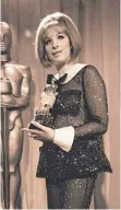  ?? FOTO:DPA ?? 1969 bekam Barbra Streisand einen Oscar für „Funny Girl“.