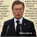  ??  ?? Moon Jae-in