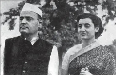  ??  ?? Feroze Gandhi and Indira Gandhi.