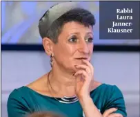  ?? ?? Rabbi Laura JannerKlau­sner