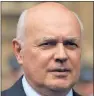  ??  ?? CREATOR: Iain Duncan Smith was behind Universal Credit.