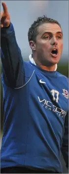  ??  ?? Darius in 2014, during one of two spells as Drogheda United boss. Picture: Sportsfile