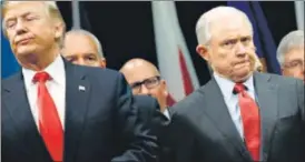  ?? REUTERS FILE ?? US President Donald Trump and attorney general Jeff Sessions.