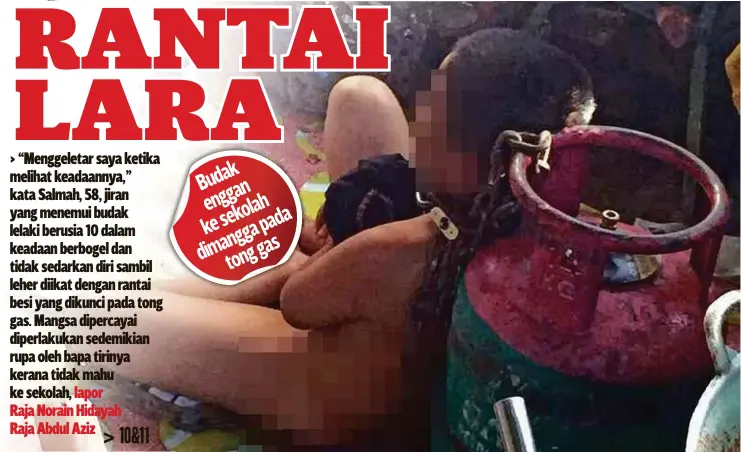  ??  ?? Budak enggan kesekolah dimanggapa­da
tonggas