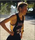  ?? FILE PHOTO ?? Middletown’s Isaac Rascon catches his breath after crossing the finish line during a cross country race held at Six Sigma Ranch near Lower Lake in September of 2019. Middletown hosts a six-team meet on Wednesday at Six Sigma, the first athletic event of any kind involving a Lake County team since the COVID-19 pandemic shut down high school sports almost a year ago.