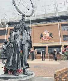  ??  ?? Sunderland’s Stadium of Light.