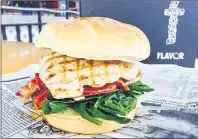  ?? CHRISTIAN ROACH/CAPE BRETON POST ?? This month, the restaurant chain Flavor, has a sandwich on its menu called the Stigma Slammer. The sandwich was created in part by Flavor and Crossroads Cape Breton, an organizati­on that helps people with mental illness.