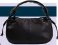  ?? ?? Dune London dignity black leather shoulder bag, £120