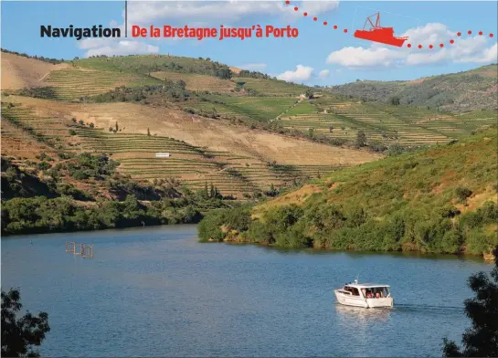  ??  ?? Les vignobles de Porto accrochés aux rives du Douro sont mondialeme­nt réputés.