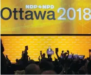  ?? FRED CHARTRAND / THE CANADIAN PRESS ?? The NDP has expanded the boundaries of debate, writes Andrew Coyne, thus pulling the median vote to the left.