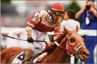  ?? Silas Walker / TNS ?? Kentucky Derby winner Rich Strike will not run in the Preakness Stakes owner Rich Dawson announced on Thursday.