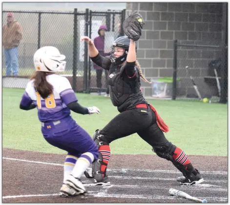  ?? FILE PHOTO ?? McDonald County catcher Kylie Helm was recently selected first team Missouri Class 3 All-State following her senior season at MCHS.