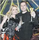  ?? DENISE TRUSCELLO/ WIRE IMAGE ?? Electric Daisy Carnival founder Pasquale Rotella proposed to Holly Madison on Monday during a Ferris wheel ride.
