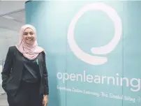  ?? ADIB RAWI YAHYA/ THESUN ?? The OpenLearni­ng platform provides for the exchange of perspectiv­es, ideas and discussion through online learning.