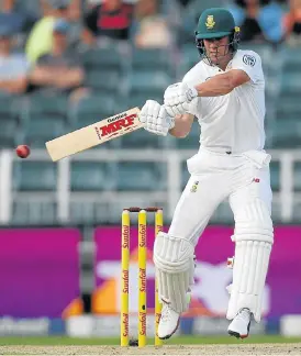  ?? Reuters ?? Calling it quits: AB de Villiers sends the ball to the boundary in the fourth Test against Australia in March. It is a sight South African fans — and those around the world — will miss. /