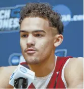  ?? AP PHOTO ?? ONE AND DONE: Oklahoma State Trae Young is leaving for the NBA after one season, during which he led the nation in scoring and assists.