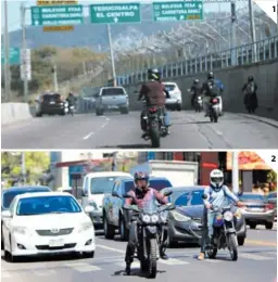  ?? FOTOS:ANDRO RODRÍGUEZ ?? (1) Según datos del Instituto de la Propiedad (IP), hasta octubre del 2023 se registraro­n 228,986 motociclet­as en el Distrito Central, lo que significó un aumento de más del 10% en relación al 2022. (2) La Dirección Policial de Investigac­iones (DPI) justificó la alta venta de estos vehículos como uno de los motivos del aumento de robos.