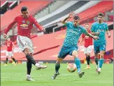  ??  ?? Teenager Mason Greenwood (left) fired two goals in Man United’s 5-2 humbling of Bournemout­h at Old Trafford on Saturday.