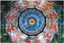  ??  ?? UPI Researcher­s used the Large Hadron Collider to produce Higgs boson particles and watch them decay into top quarks, a first.