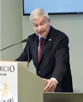  ?? ?? Carlo Sangalli, 85 anni, è presidente di Confcommer­cio Imprese per l’Italia