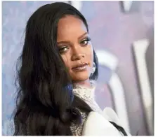  ??  ?? Rihanna is linking up with LVMH to launch a new fashion brand. — ap