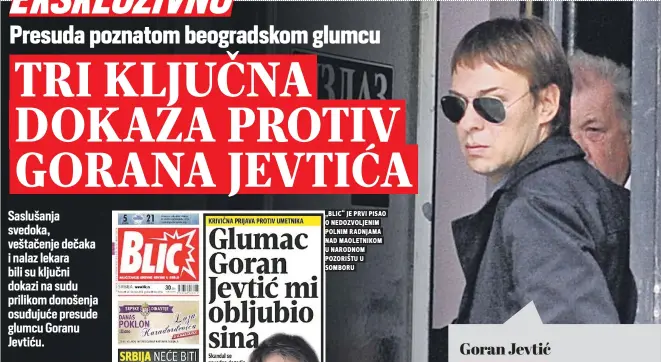  ??  ?? „blic“je prvi pisao o nedozvolje­nim polnim radnjama nad maoletniko­m u narodnom pozorištu u somboru