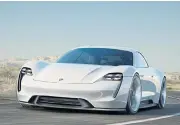  ??  ?? The Porsche Taycan is one of a number of new EVs headed to SA in the next couple of years.