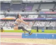  ??  ?? Great Britain’s Stef Reid in the Women’s Long Jump T44 Final. Victoria Jones/PA Wire.