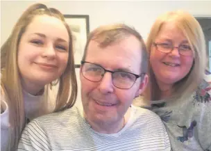  ?? Phillipa Hough ?? • Jessica Hough (left) with dad Christophe­r and mum Phillipa