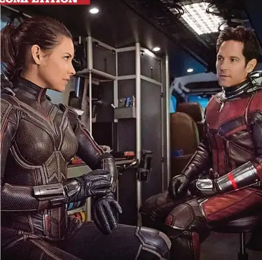  ?? ?? Heroes come in all shapes and sizes Ant Man and the Wasp is playing now at Bathgate Cinema