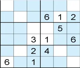 Sudoku Mini X -