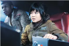  ?? DISNEY ?? Actress Kelly Marie Tran, who starred as Rose in Star Wars: The Last Jedi, quit the socialmedi­a platform Instagram after backlash over her casting.
