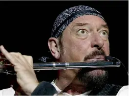  ??  ?? Ian Anderson from Jethro Tull spoke about Hotel California being his song