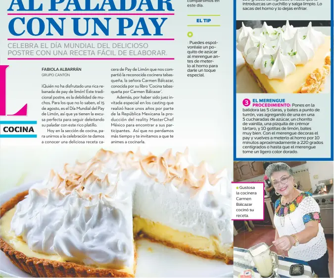 PAY DE QUESO CON MERENGUE - PressReader