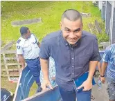  ?? Picture: ELENA VUCUKULA ?? One of the accused Justin Ho makes his way to the High Court in Lautoka yesterday.