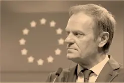  ?? foto: reuters ?? Donald Tusk, presidente del Consejo Europeo, cuenta con el respaldo de los 28 países del bloque para continuar en el cargo.